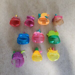 Little Pet Shop Fun Hat Accessory Fruit Hat Slushy Squad 10 Pieces Lot